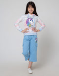 Aero Capri Unicorn Girls Culottes Pants
