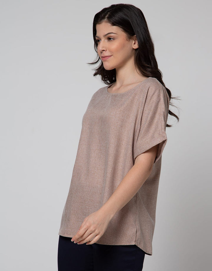 St. Yves Blouse Lengan Pendek Madinah Roll Up