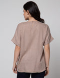 St. Yves Blouse Lengan Pendek Madinah Roll Up