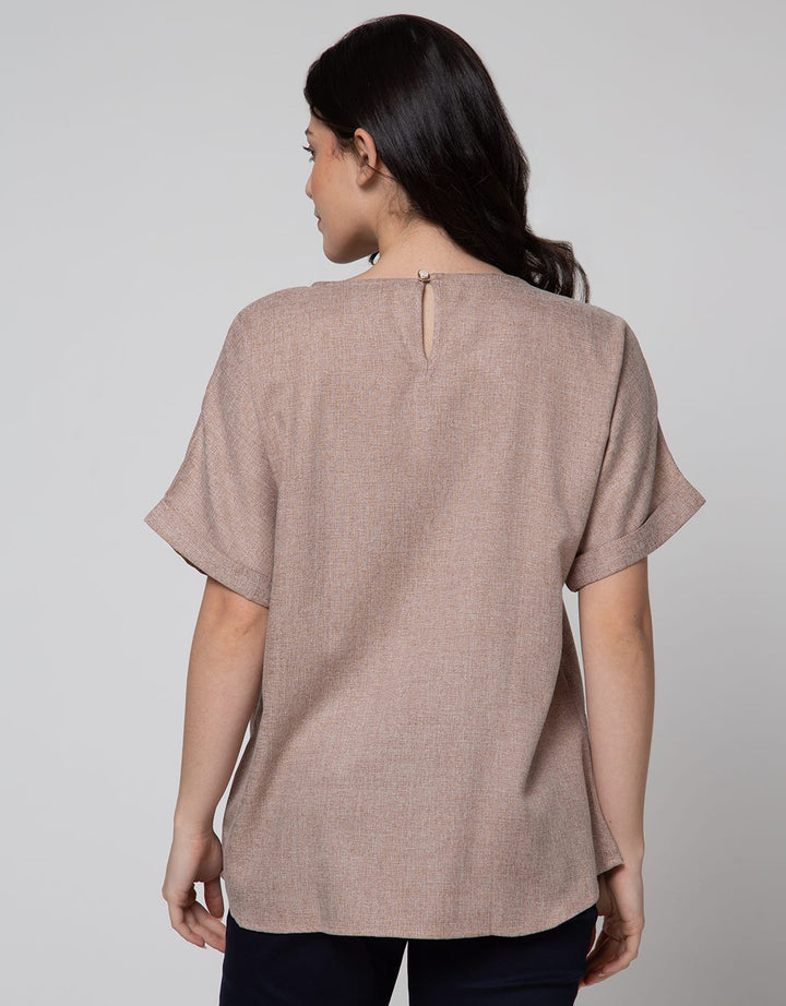 St. Yves Blouse Lengan Pendek Madinah Roll Up