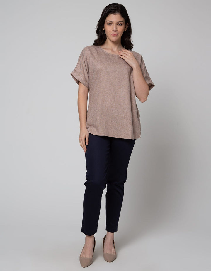 St. Yves Blouse Lengan Pendek Madinah Roll Up