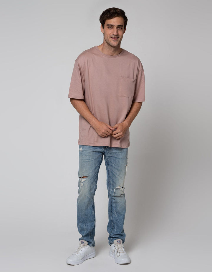 Nevada Short Sleeve T-Shirt Tencel Oversized Pocket