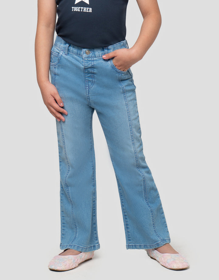 LITTLE M JEGGING FLARE CELANA JEANS ANAK PEREMPUAN