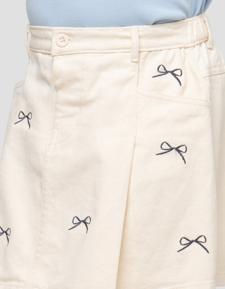 LITTLE M TWILL RIBBON SKORT ANAK PEREMPUAN