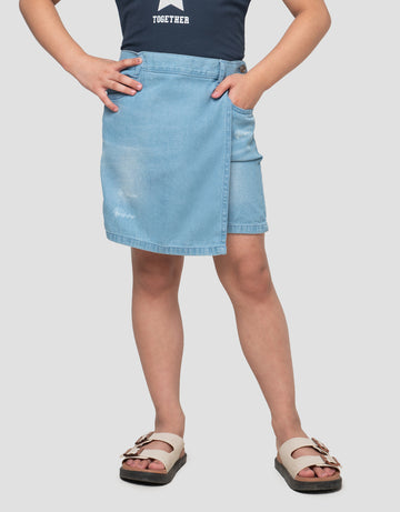 LITTLE M DESTROY SKORT JEANS ANAK PEREMPUAN