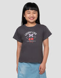 LITTLE M PIXEL CHERRY PRINT KAOS ANAK PEREMPUAN