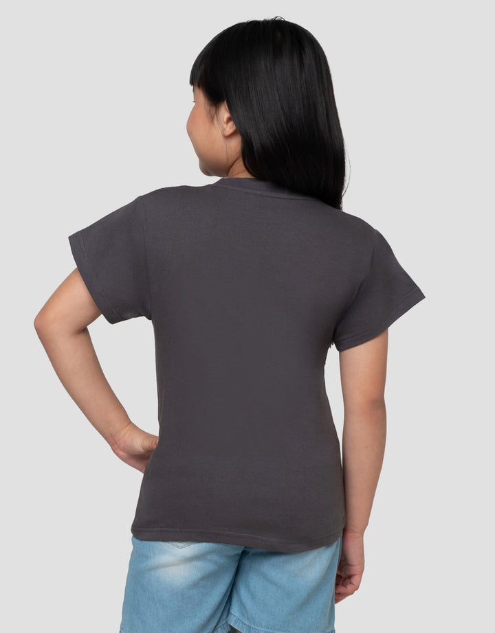 LITTLE M PIXEL CHERRY PRINT KAOS ANAK PEREMPUAN