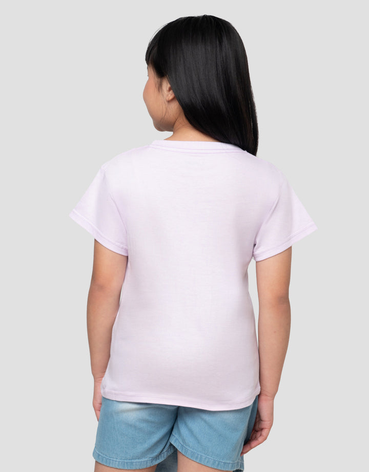 LITTLE M PIXEL PINEAPPLE PRINT KAOS ANAK PEREMPUAN