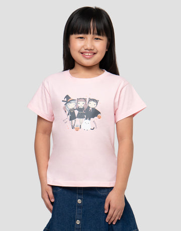 LITTLE M HALLOWEEN TRICK OR TREAT KAOS ANAK PEREMPUAN