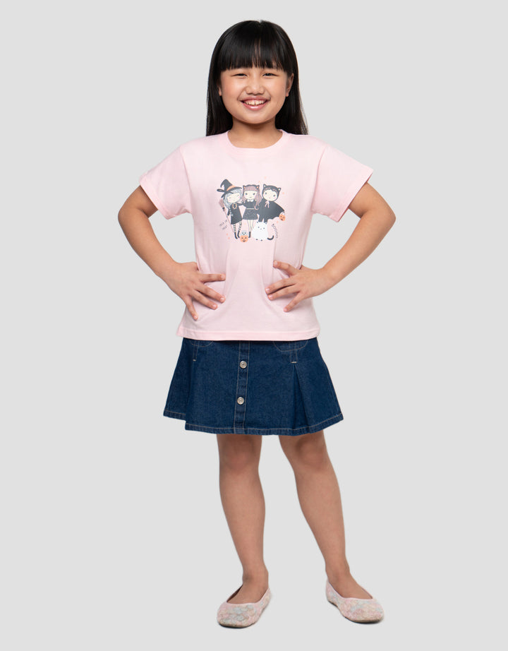 LITTLE M HALLOWEEN TRICK OR TREAT KAOS ANAK PEREMPUAN