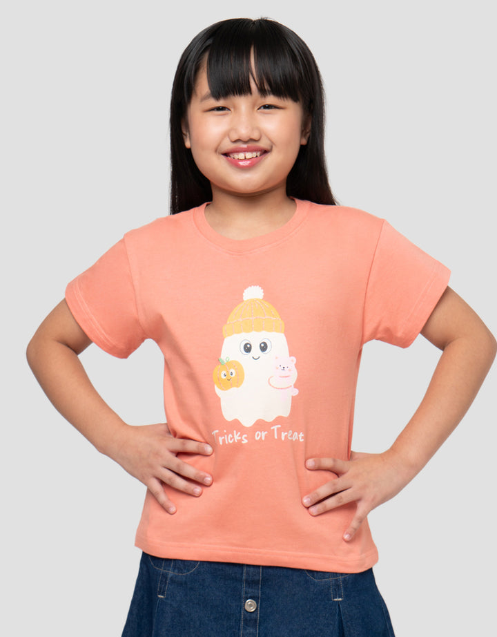 LITTLE M TRICKS OR TREAT KAOS ANAK PEREMPUAN