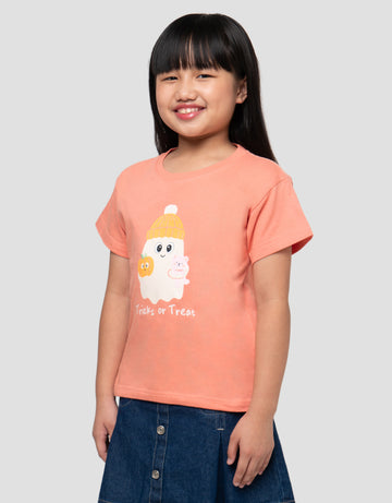 LITTLE M TRICKS OR TREAT KAOS ANAK PEREMPUAN