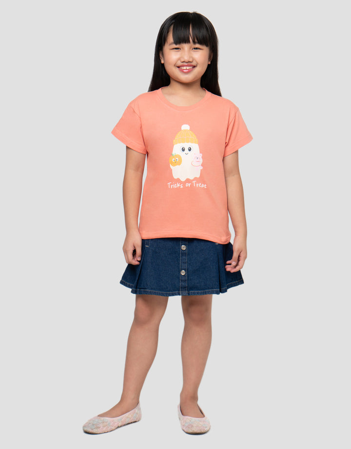 LITTLE M TRICKS OR TREAT KAOS ANAK PEREMPUAN