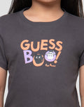 LITTLE M HALLOWEEN CAT GHOST KAOS ANAK PEREMPUAN