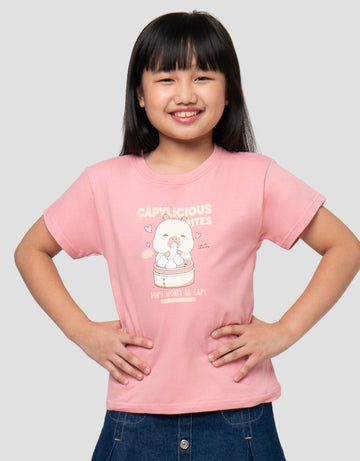 LITTLE M CAPY BITES KAOS ANAK PEREMPUAN