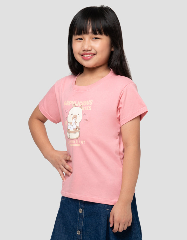 LITTLE M CAPY BITES KAOS ANAK PEREMPUAN