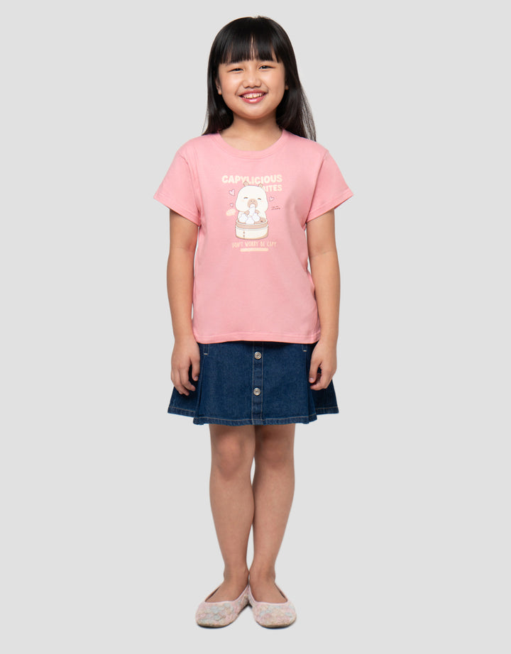 LITTLE M CAPY BITES KAOS ANAK PEREMPUAN