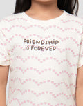 LITTLE M FRIENDSHIP IS FOREVER KAOS ANAK PEREMPUAN