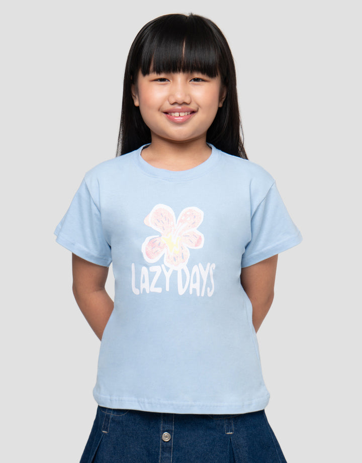 LITTLE M LAZY DAYS KAOS ANAK PEREMPUAN