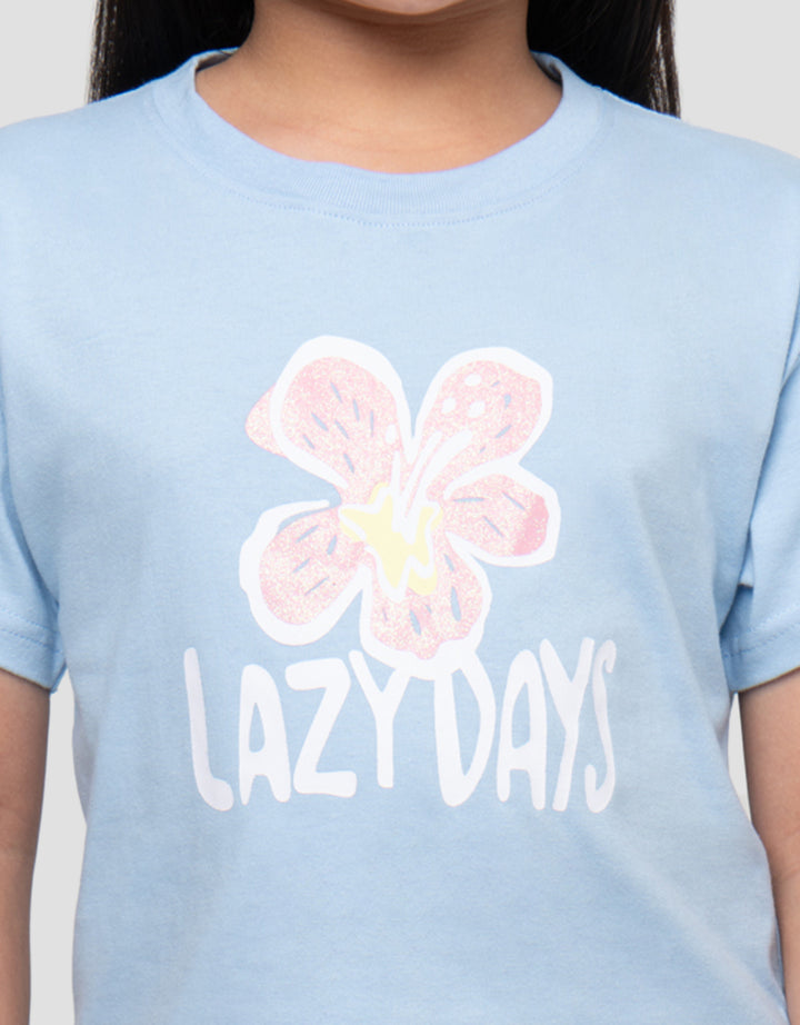 LITTLE M LAZY DAYS KAOS ANAK PEREMPUAN
