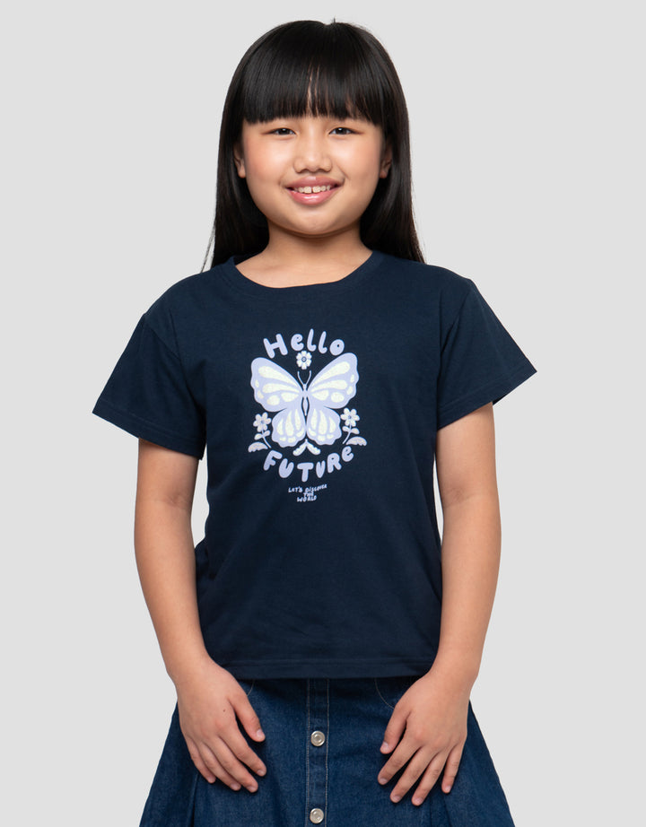 LITTLE M BUTTERFLY KAOS ANAK PEREMPUAN