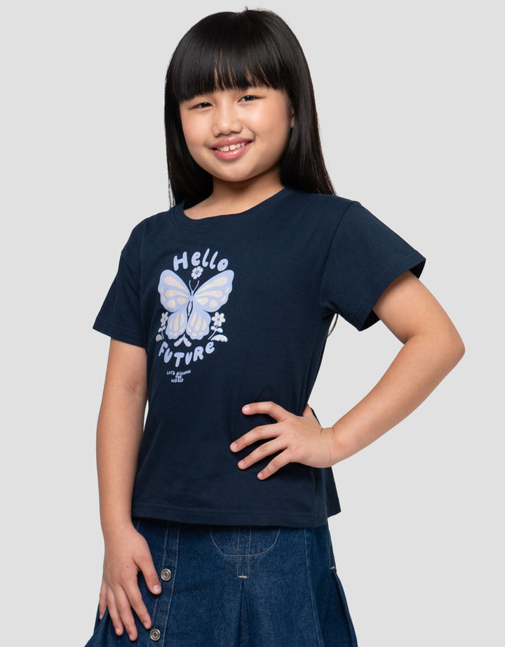 LITTLE M BUTTERFLY KAOS ANAK PEREMPUAN