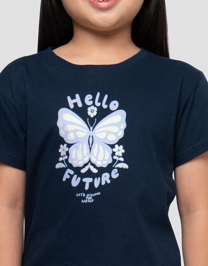 LITTLE M BUTTERFLY KAOS ANAK PEREMPUAN