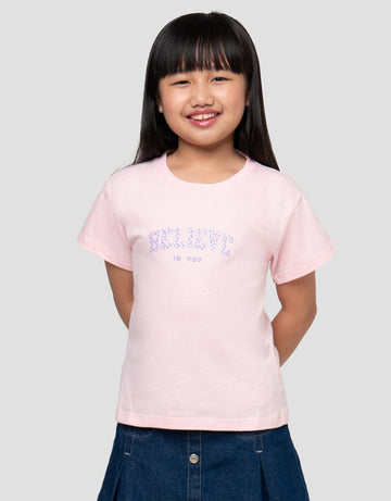 LITTLE M BELIEVE KAOS ANAK PEREMPUAN