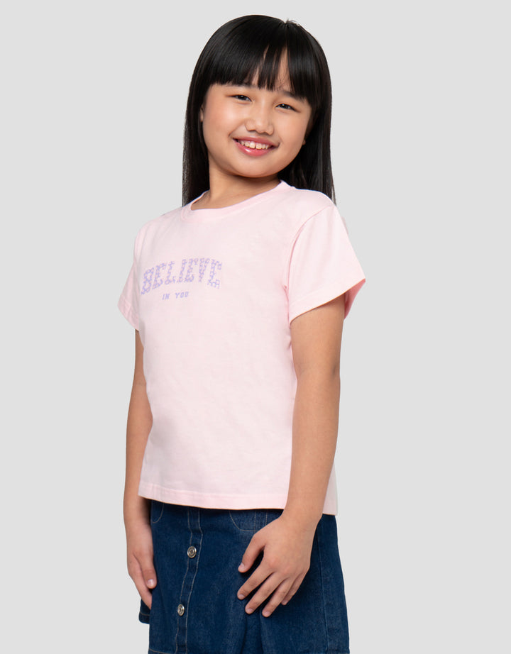 LITTLE M BELIEVE KAOS ANAK PEREMPUAN