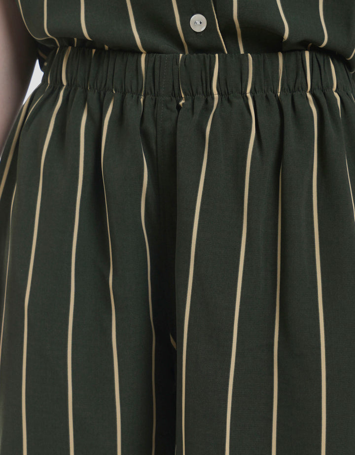 MxM Fullprint Stripes Setelan Piyama Wanita