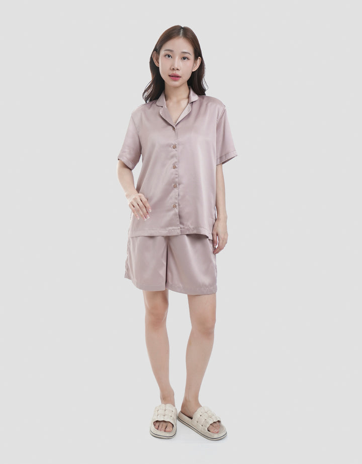MxM Basic Neck Setelan Piyama Wanita