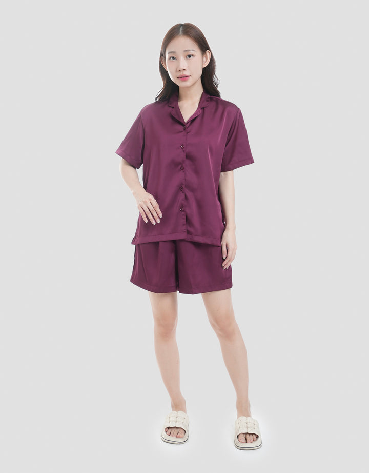 MxM Basic Neck Setelan Piyama Wanita