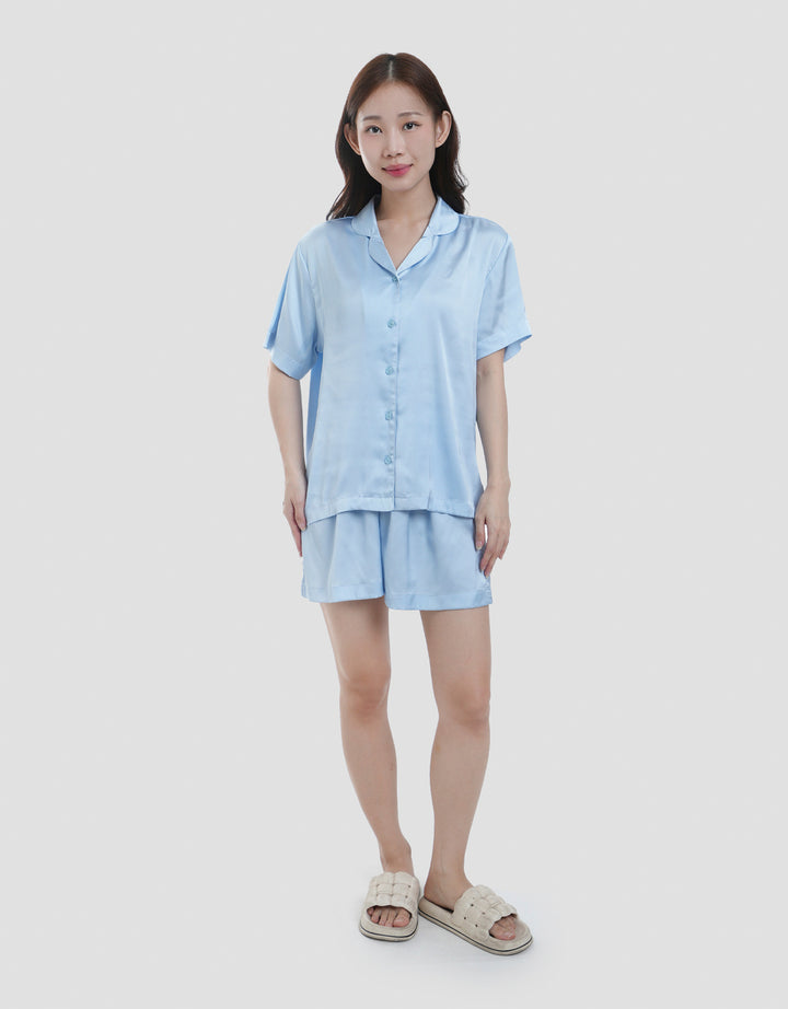 MxM Basic Neck Setelan Piyama Wanita