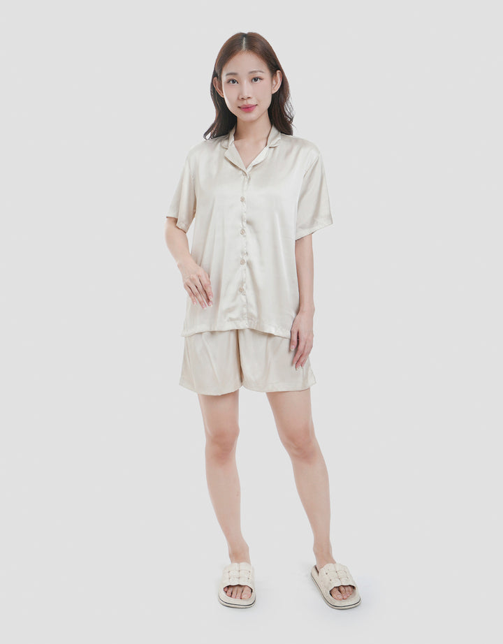 MxM Basic Neck Setelan Piyama Wanita