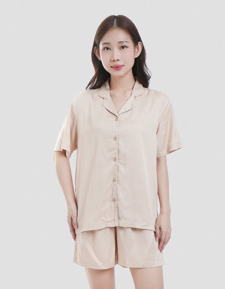 MxM Full Button Setelan Piyama Wanita