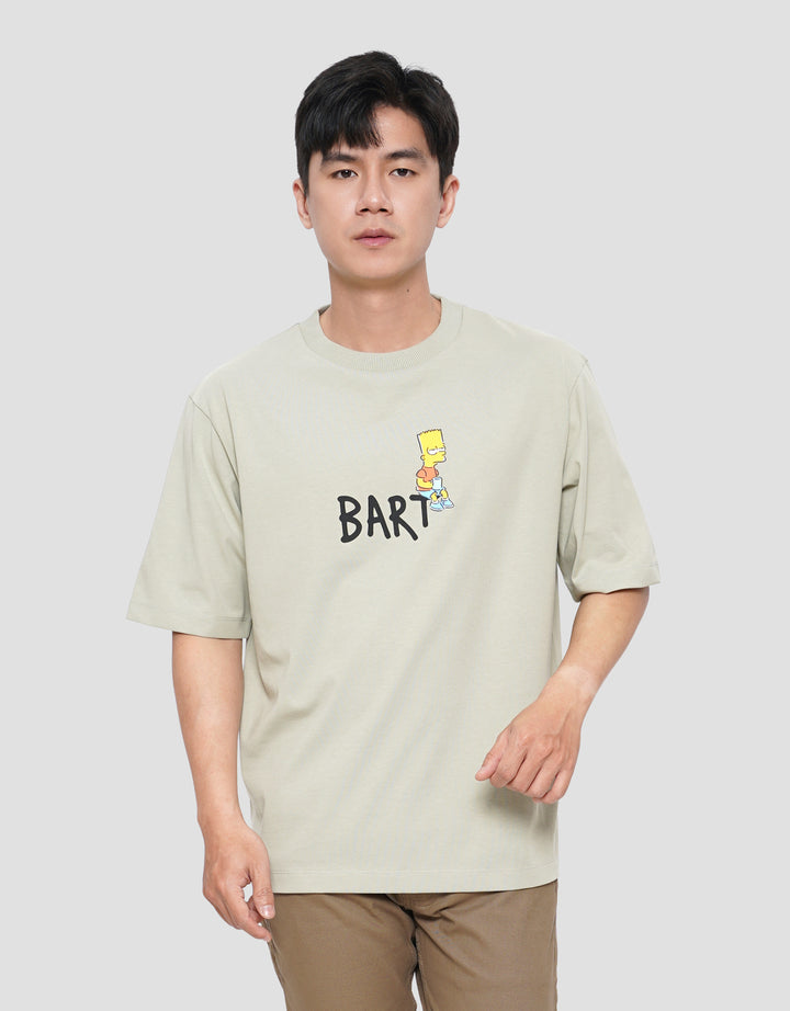 SUKO GRAPHIC SIMPSONS BART KAOS OVERSIZE PRIA