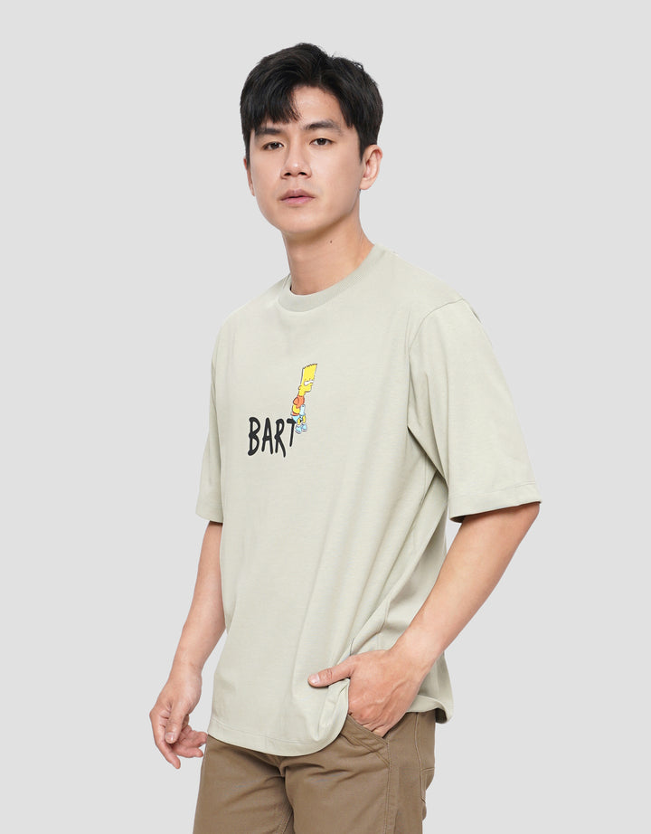 SUKO GRAPHIC SIMPSONS BART KAOS OVERSIZE PRIA