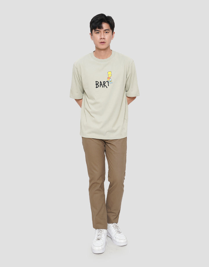SUKO GRAPHIC SIMPSONS BART KAOS OVERSIZE PRIA