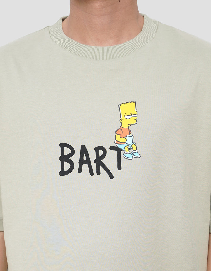 SUKO GRAPHIC SIMPSONS BART KAOS OVERSIZE PRIA