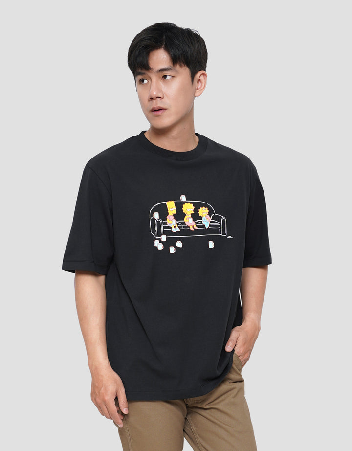 SUKO GRAPHIC SIMPSONS SOFA KAOS OVERSIZE PRIA