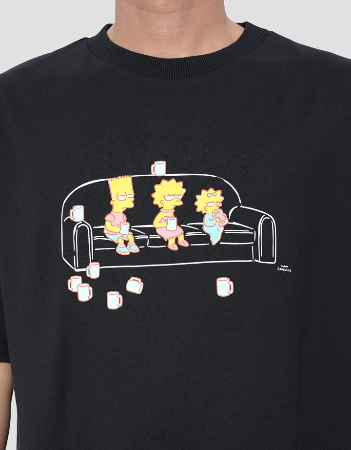 SUKO GRAPHIC SIMPSONS SOFA KAOS OVERSIZE PRIA