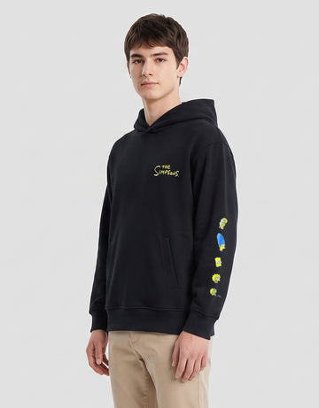 SUKO THE SIMPSONS PRINT FAMILY SWEATER HOODIE PRIA