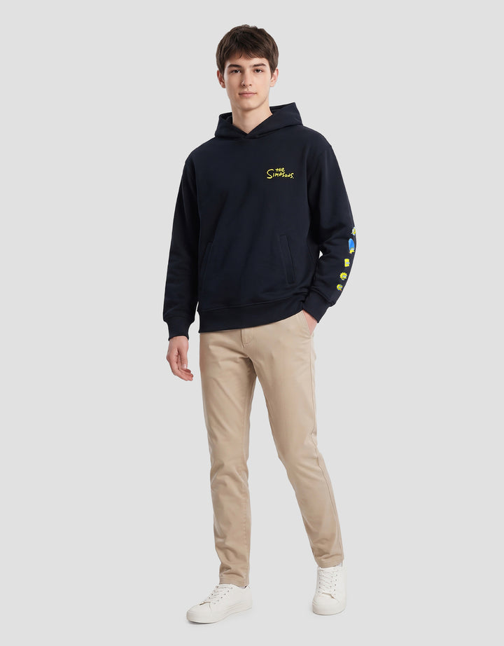 SUKO THE SIMPSONS PRINT FAMILY SWEATER HOODIE PRIA