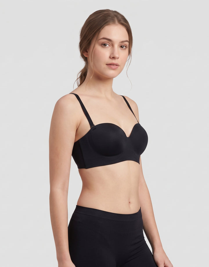 SHE'SENSE PUSH UP STRAPLESS NON WIRE BRA WANITA