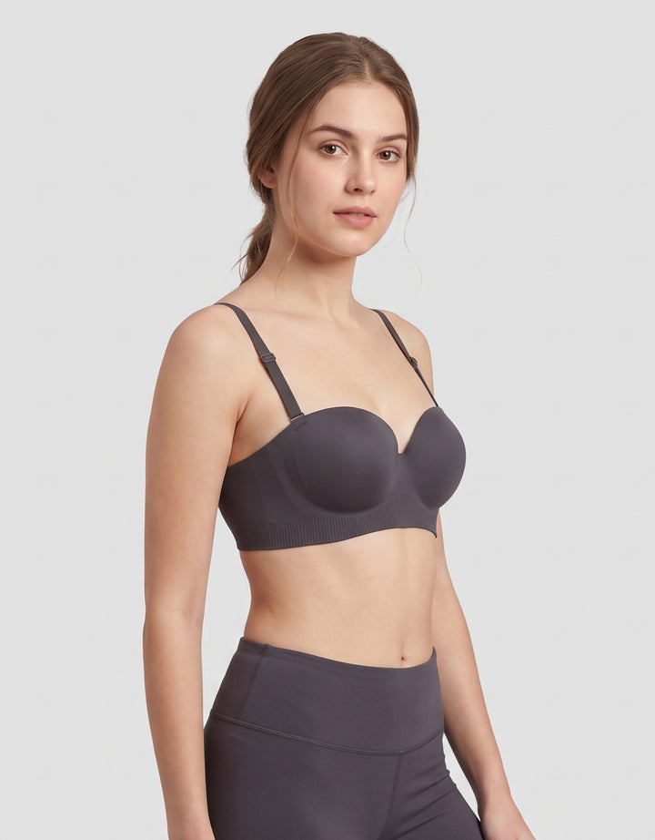 SHE'SENSE PUSH UP STRAPLESS NON WIRE BRA WANITA
