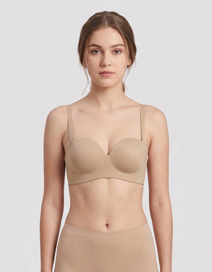 SHE'SENSE PUSH UP STRAPLESS NON WIRE BRA WANITA
