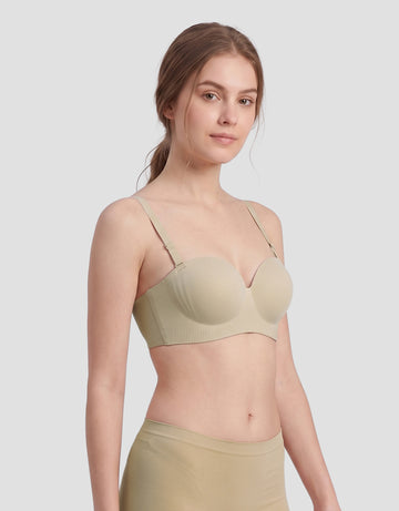 SHE'SENSE PUSH UP STRAPLESS NON WIRE BRA WANITA