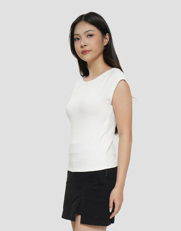 NEVADA RIB BOAT NECK KAOS WANITA