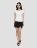 NEVADA RIB BOAT NECK KAOS WANITA