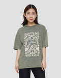 NEVADA WASH BLOOM KAOS OVERSIZE WANITA